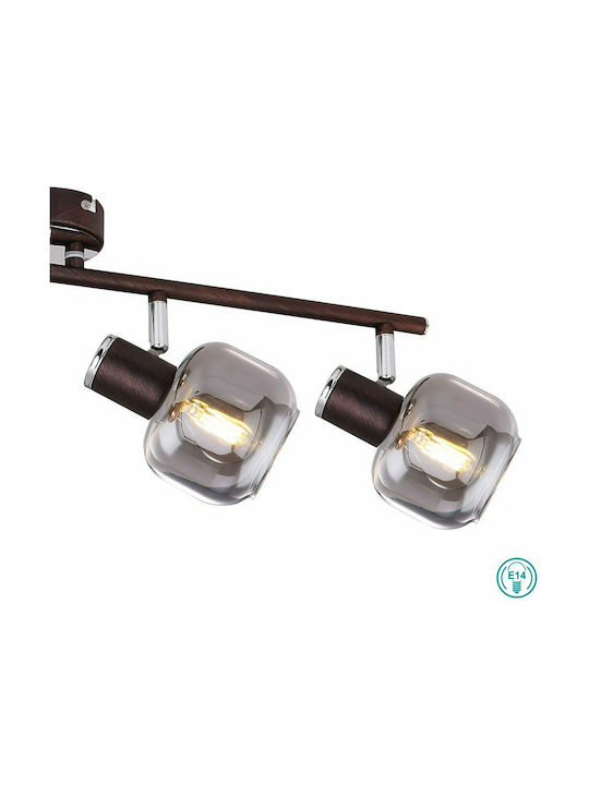 Globo Lighting Pallo Classic Metal Ceiling Light with Socket E14 Black