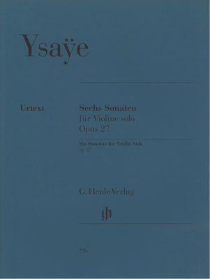 G. Henle Verlag Ysaye - Six Sonatas for Violin Solo Op.27 pentru Vioară
