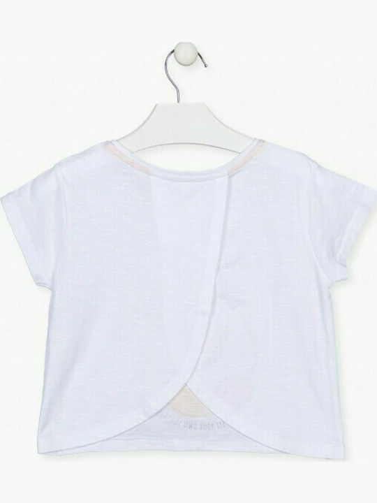 Losan Kids Blouse Short Sleeve White