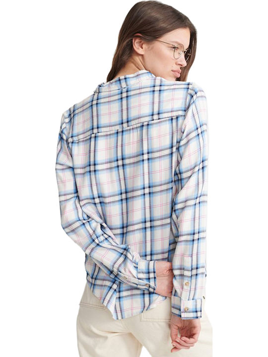 Superdry Women's Checked Long Sleeve Shirt