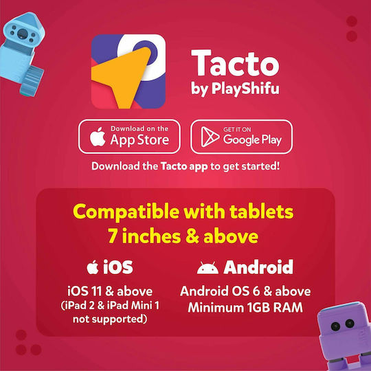 PlayShifu Plugo Tacto Coding STEM Joc Educațional de Cunoștințe pentru 4+ ani Ani