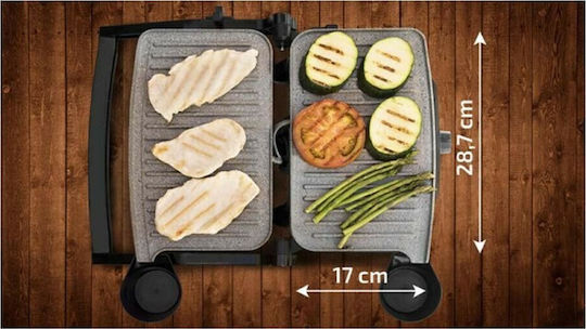 Cecotec Rock 'n Grill 1500 Τοστιέρα Γκριλιέρα 1500W Inox