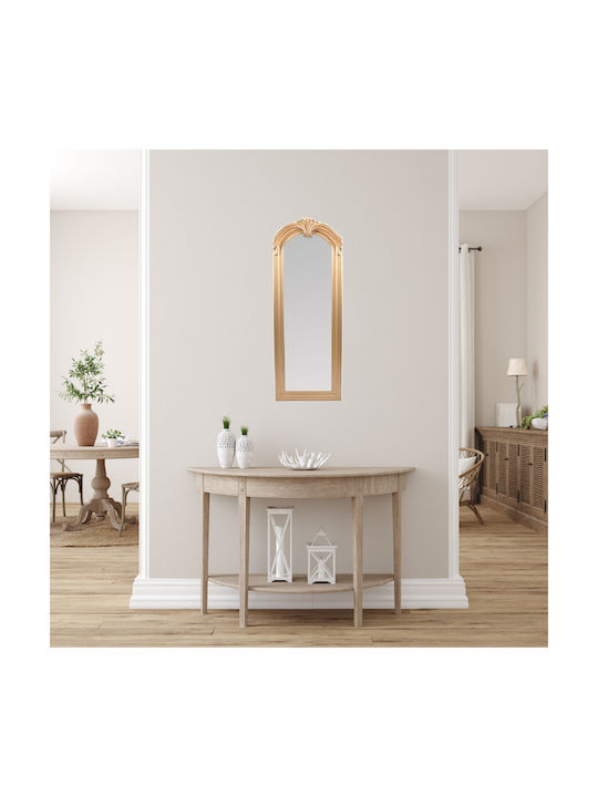 Fylliana Wall Mirror with Gold Plastic Frame 110x41cm 1pcs