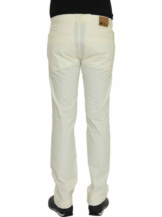 Hugo Boss Men's Trousers in Slim Fit White