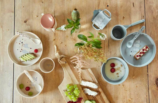 Laessig Feeding Set Garden Explorer made of Bamboo Multicolour 4pcs