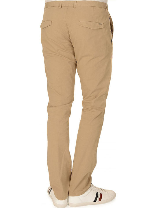 Hugo Boss Men's Trousers Chino Elastic Beige