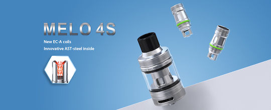 Eleaf Melo 4S Atomizor pentru Țigări Electronice 4ml 25mm Negru