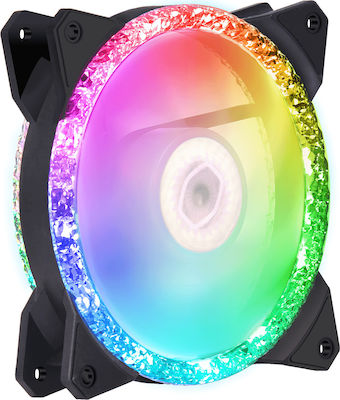 CoolerMaster Masterfan MF120 Prismatic Case Fan με ARGB Φωτισμό και Σύνδεση 4-Pin PWM