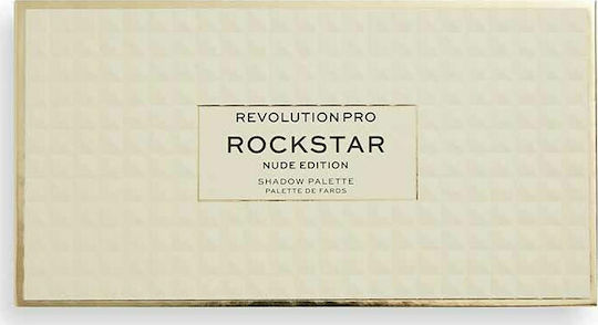 Revolution Beauty Pro Rockstar Eye Shadow Palette Pressed Powder Nude