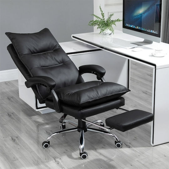 Vinsetto Executive Office Chair with Recline Black