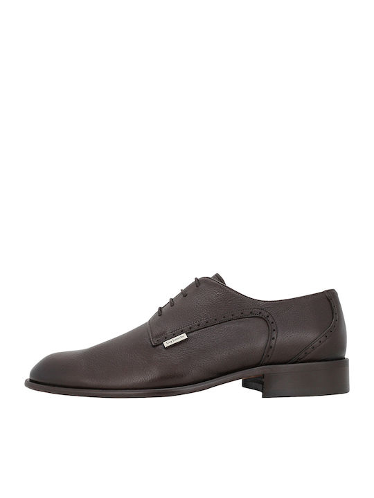 Guy Laroche Sturt Men's Leather Dress Shoes Brown