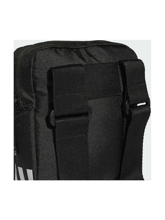 Classic Organizer Men's Shoulder Crossbody Bag Black