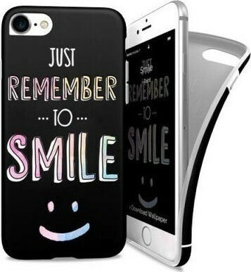 i-Paint Soft Cover Back Cover Σιλικόνης Μαύρο (iPhone SE 2022/2020)