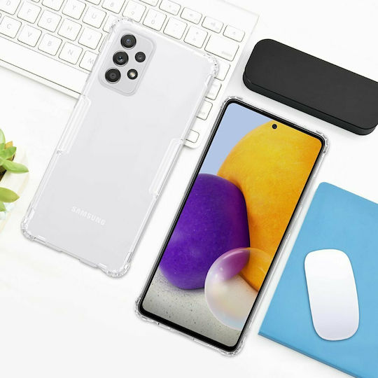 Nillkin Nature Umschlag Rückseite Silikon 0.6mm Transparent (Galaxy A72)