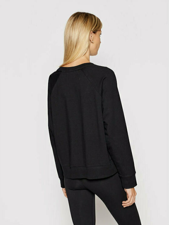 DKNY Women's Blouse Cotton Long Sleeve Black