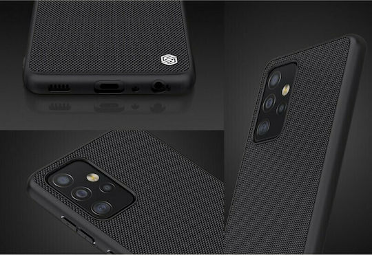 Nillkin Textured Hard Umschlag Rückseite Kunststoff Schwarz (Galaxy A52 / A52s)