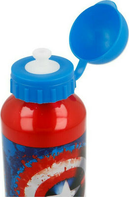 Stor Kids Aluminium Water Bottle Red 400ml