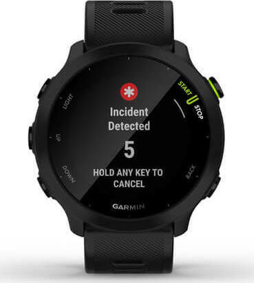 Garmin Forerunner 55 42mm Waterproof Smartwatch with Heart Rate Monitor (Black)