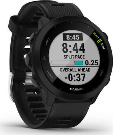 Garmin Forerunner 55 42mm Waterproof Smartwatch with Heart Rate Monitor (Black)