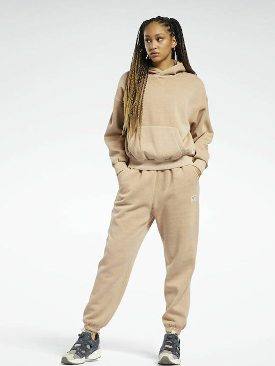 Classics Natural Dye Sweatpants Jogger Fleece Wild Brown