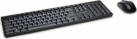 Kensington Pro Fit Low-Profile Kabellos Tastatur & Maus Set Englisch UK