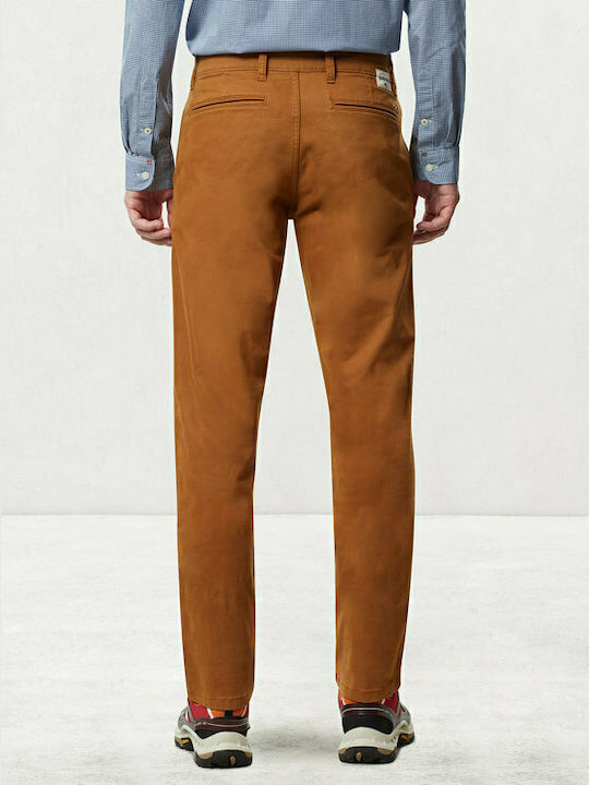 Napapijri Mana Wint Men's Trousers Chino in Slim Fit Brown