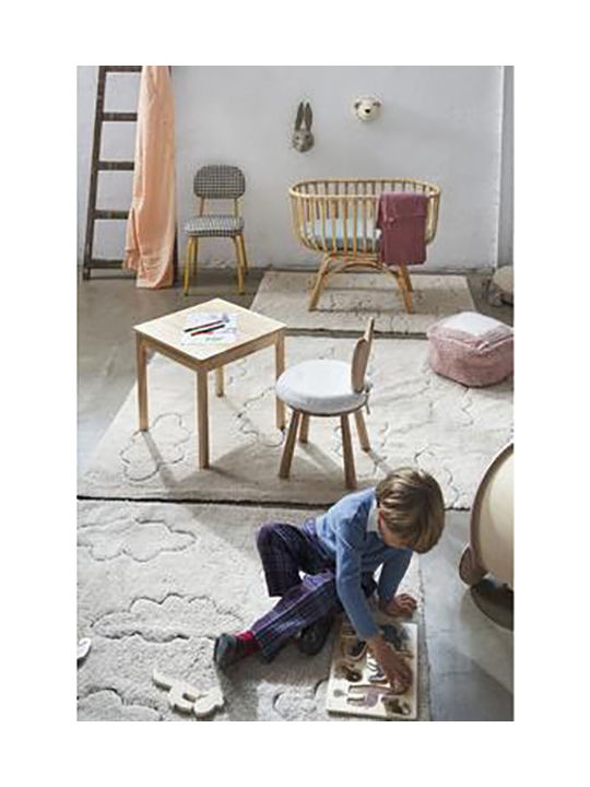 Lorena Canals Clouds Kinder Teppich Wolken Beige 90x130cm