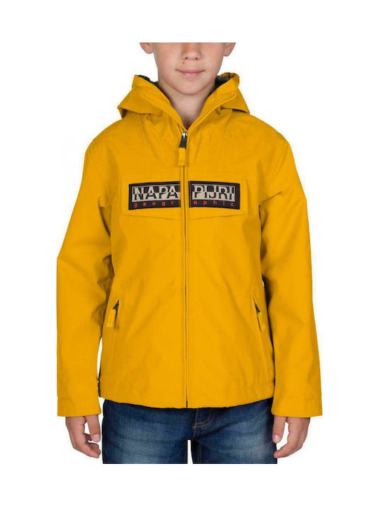 Napapijri Kids Casual Jacket short Hooded Yellow K Rainforest S Op 2