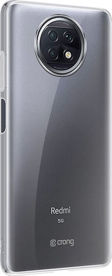 Crong Slim Back Cover Σιλικόνης 0.8mm Διάφανο (Redmi Note 9T)