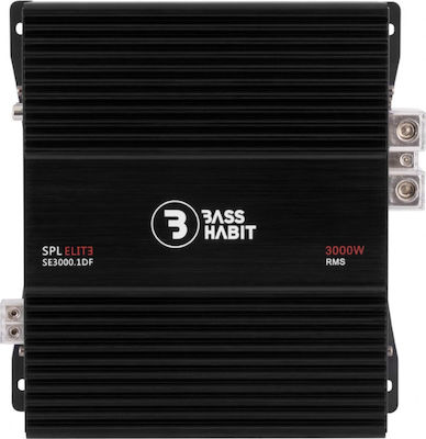 Bass Habit Car Audio Amplifier SE3000.1DF 1 Channel (D Class)890SE30001DF