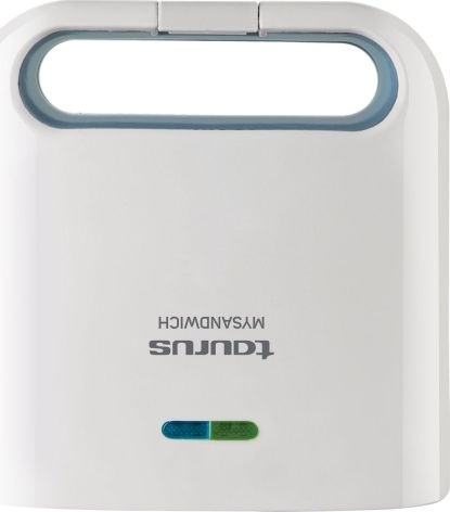 Taurus MySandwich Grill Τοστιέρα για 2 Τοστ 800W Λευκή