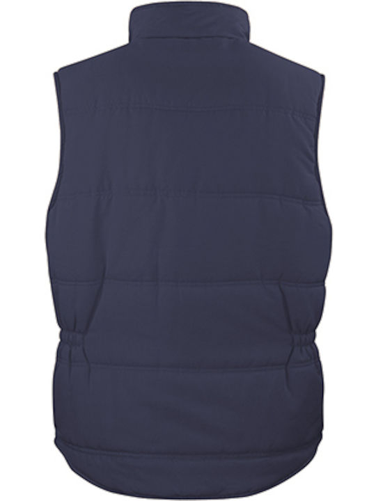 Ärmellos Jacke Marineblau