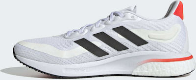 Adidas Supernova Ανδρικά Αθλητικά Παπούτσια Running Λευκά