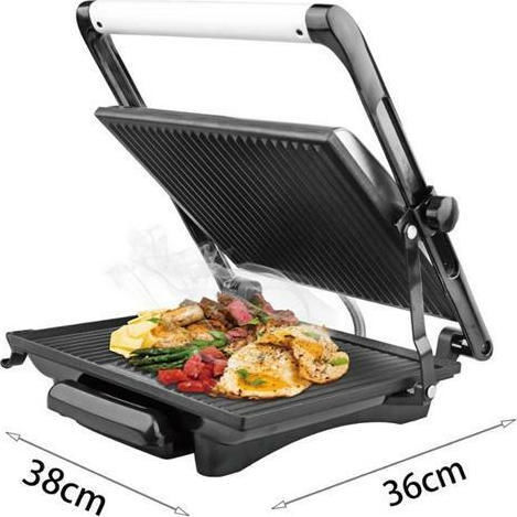 Hoomei Τοστιέρα Γκριλιέρα 2000W Inox