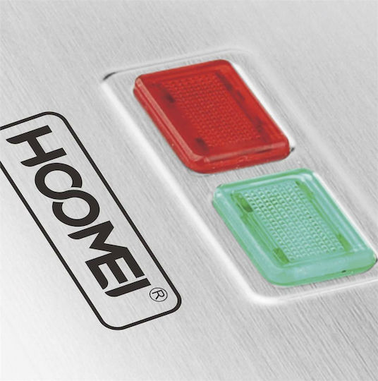 Hoomei Τοστιέρα Γκριλιέρα 2000W Inox