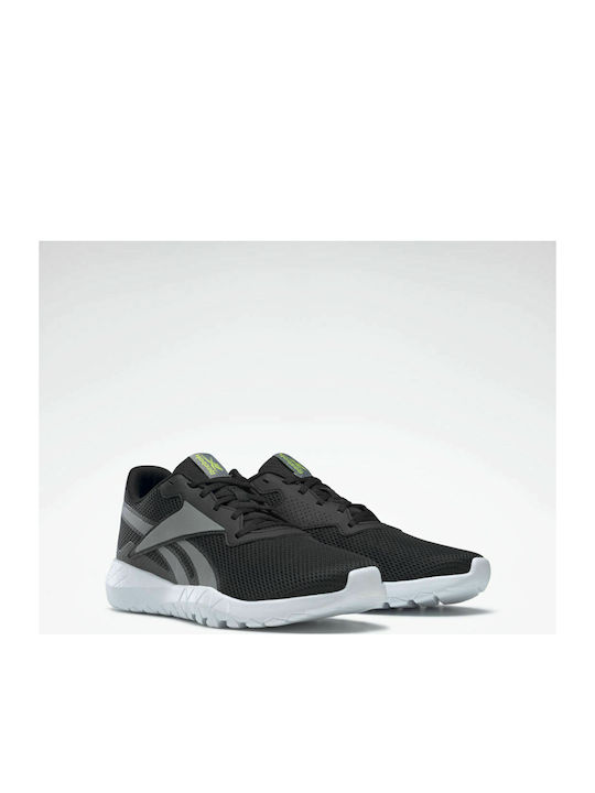 Reebok Flexagon Energy TR 3 Ανδρικά Αθλητικά Παπούτσια για Προπόνηση & Γυμναστήριο Core Black / Pure Grey 5 / Acid Yellow