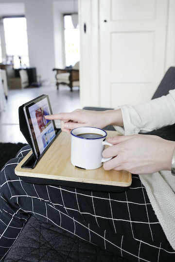 Kikkerland iBed US039W Βάση Tablet Γραφείου έως 11.4" σε Καφέ χρώμα