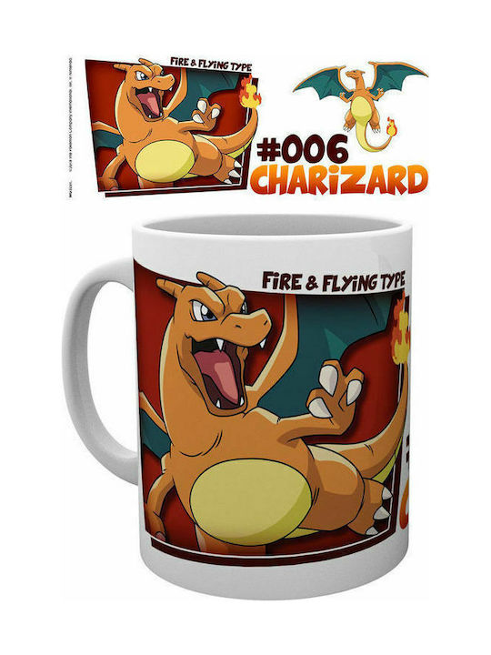 GB eye Pokemon Charizard Type Mug Ceramic Cup Multicolour 300ml