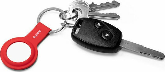 Laut Huex Keychain Case Silicone for AirTag in Red color