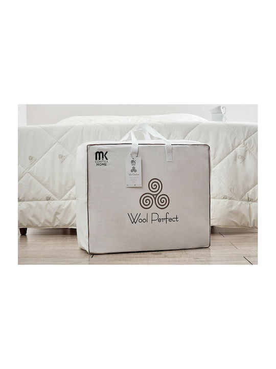Cokitex Duvet Queen Wool 220x240cm Wool Perfect Ivory 13.5 togs Togs