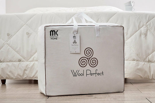 Cokitex Duvet Queen Wool 220x240cm Wool Perfect Ivory 13.5 togs Togs
