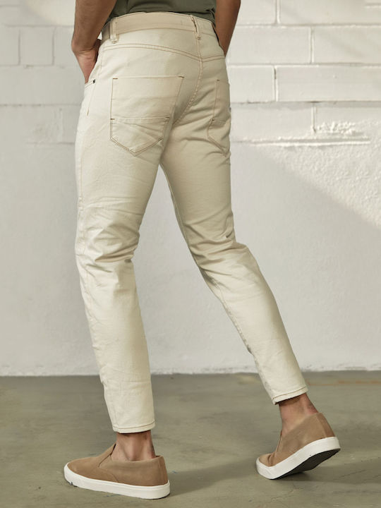 Edward Jeans Herrenhose Elastisch in Slim Passform Beige