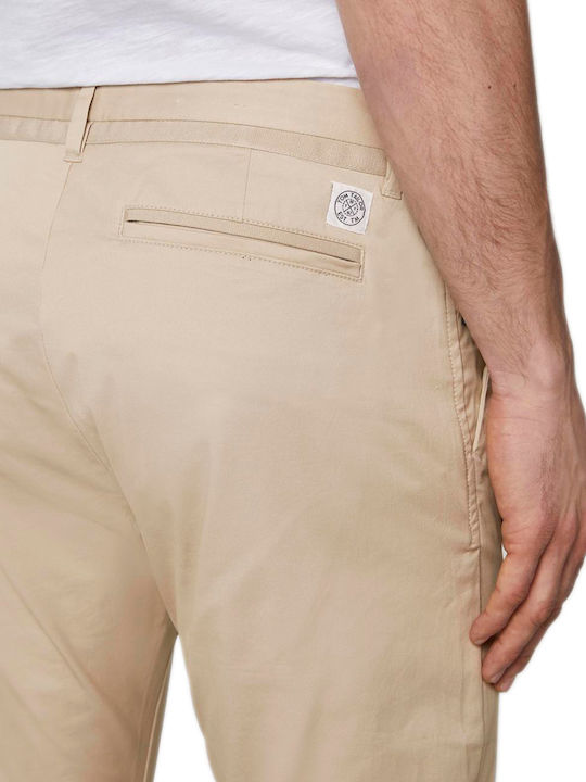 Hose Chino in Schlanker Passform Beige