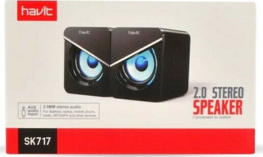 Havit SK717 2.0 Speakers 3W Black