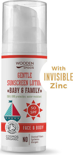 Wooden Spoon Baby & Family Bebeluș Crema de Soare Emulsie 50ml