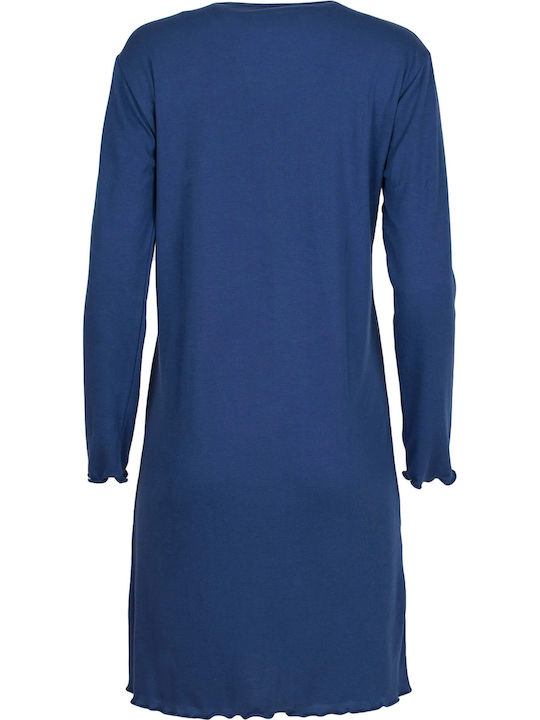 Luna Winter Women's Nightdress Blue 967