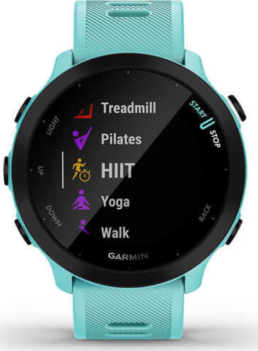 Garmin Forerunner 55 42mm Αδιάβροχο Smartwatch με Παλμογράφο
