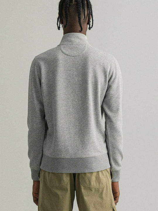 Gant Herren Sweatshirt Jacke mit Taschen Gray