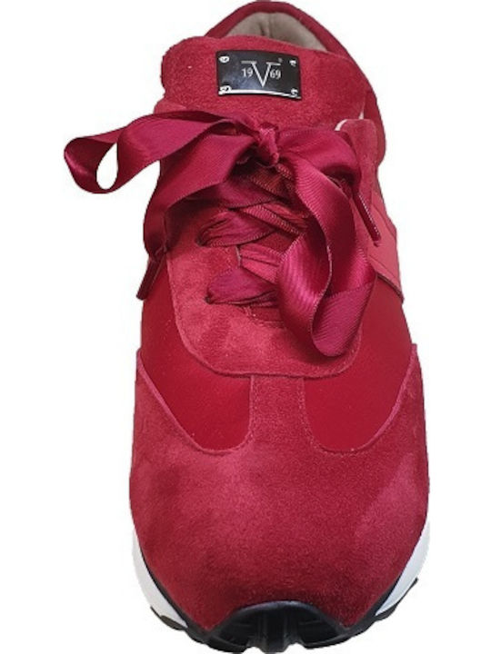 19V69 AM R642-60 Damen Sneakers Rot