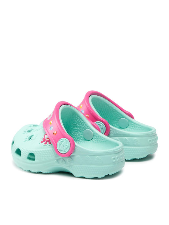 Fobee Little Frogs Children's Beach Shoes Turquoise